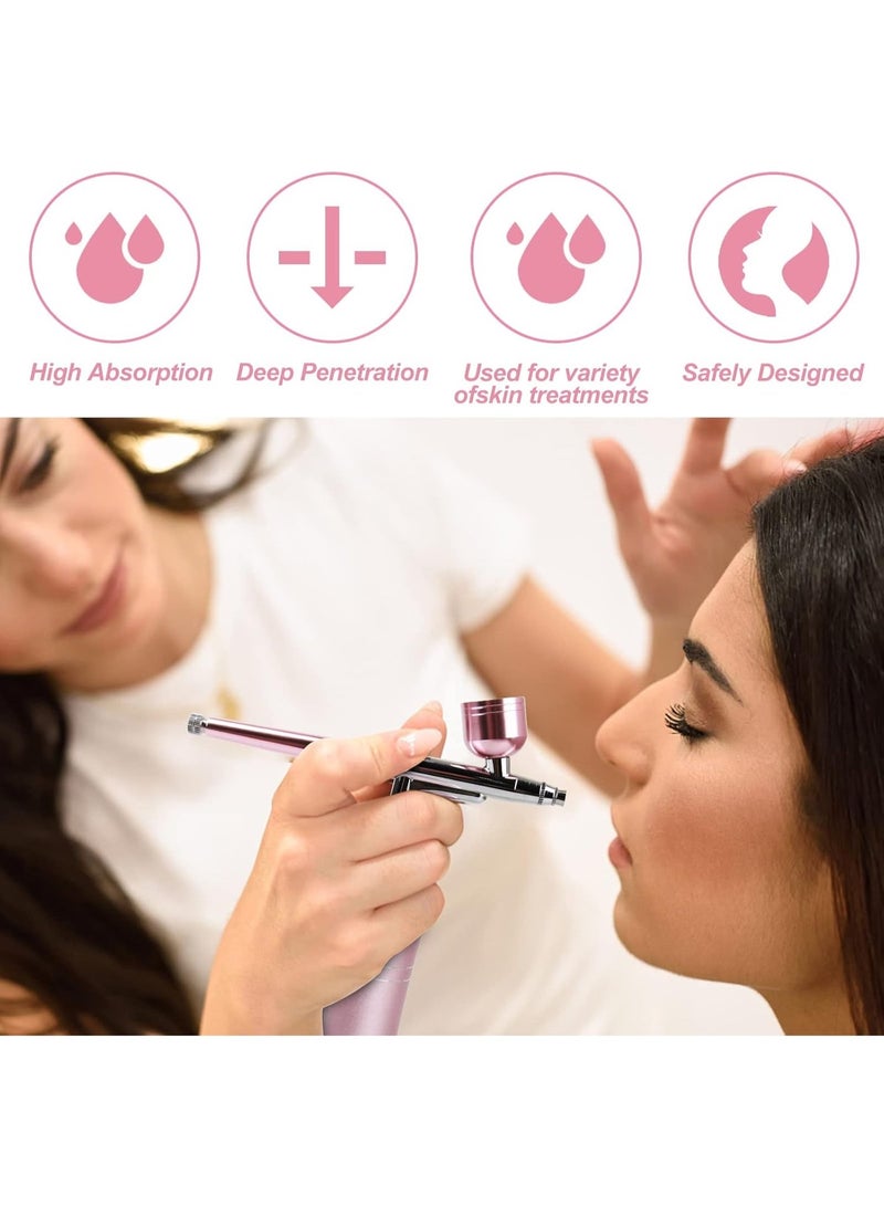 Airbrush-Kit Rechargeable Cordless Airbrush Compressor - Auto Handheld Airbrush Gun, Airbrush Set Portable Wireless Air Brush for Barber, Nail Art, Cake Decor, Makeup, Model Painting - Image 2